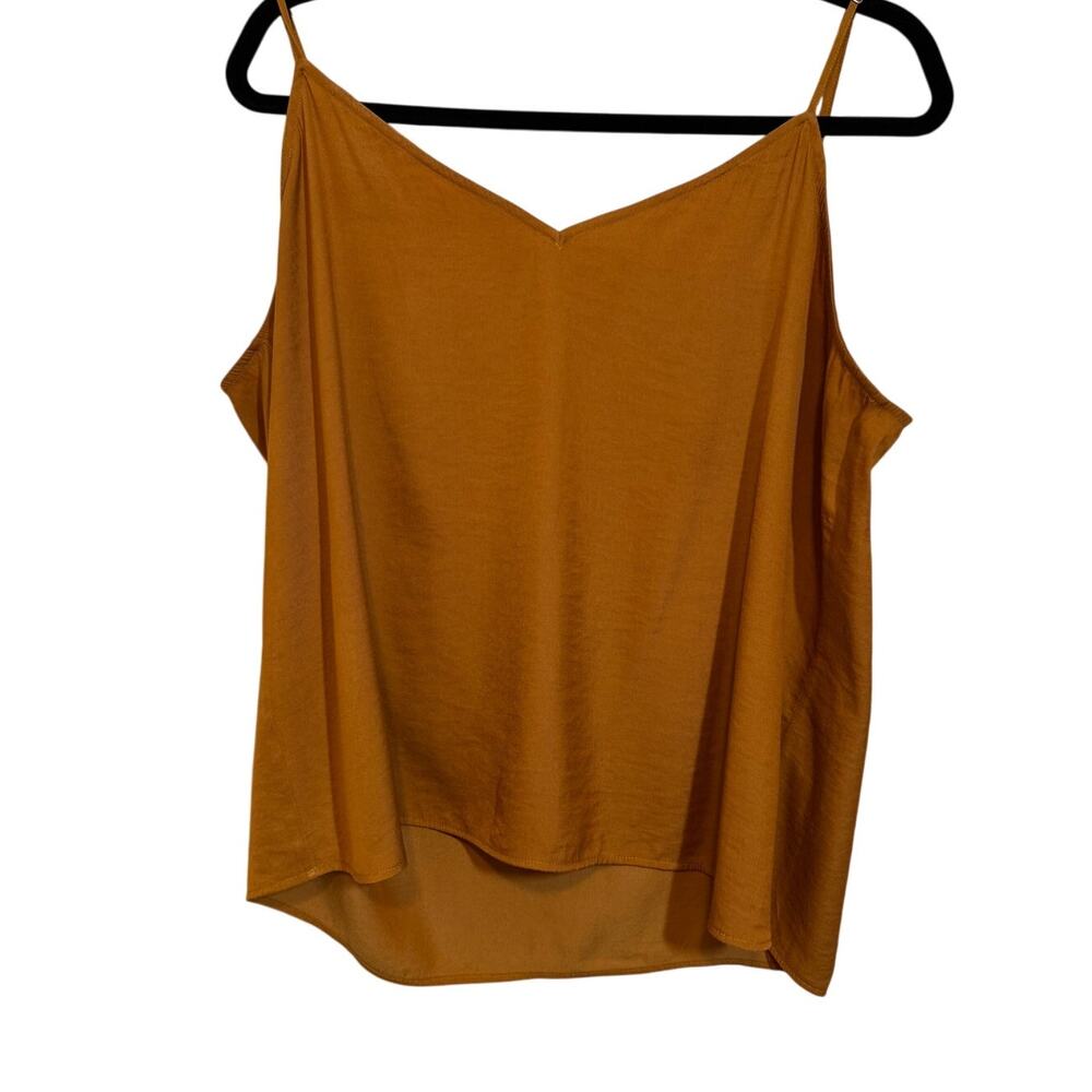 Banana Republic XL Rust Cami Minimalist Sleeveless Layering Tank Top
